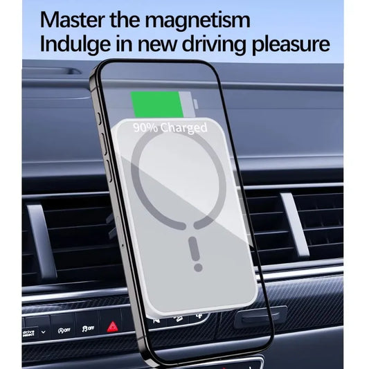 Premium Magnetic Wireless Fast Charger and Holder